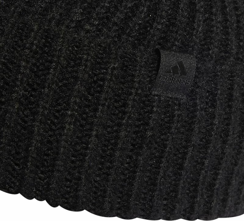 Kapelë adidas Cuff Beanie HM9906 për femra, e zezë