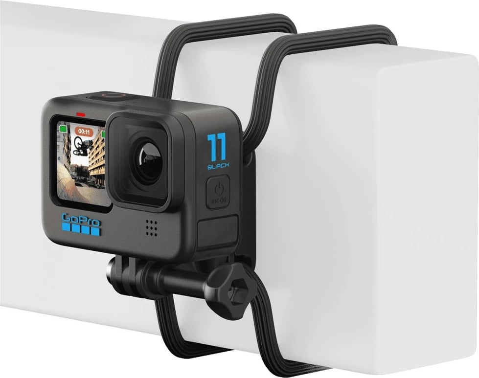 Mbajtëse fleksibile për GoPro HERO, plastikë, e zezë