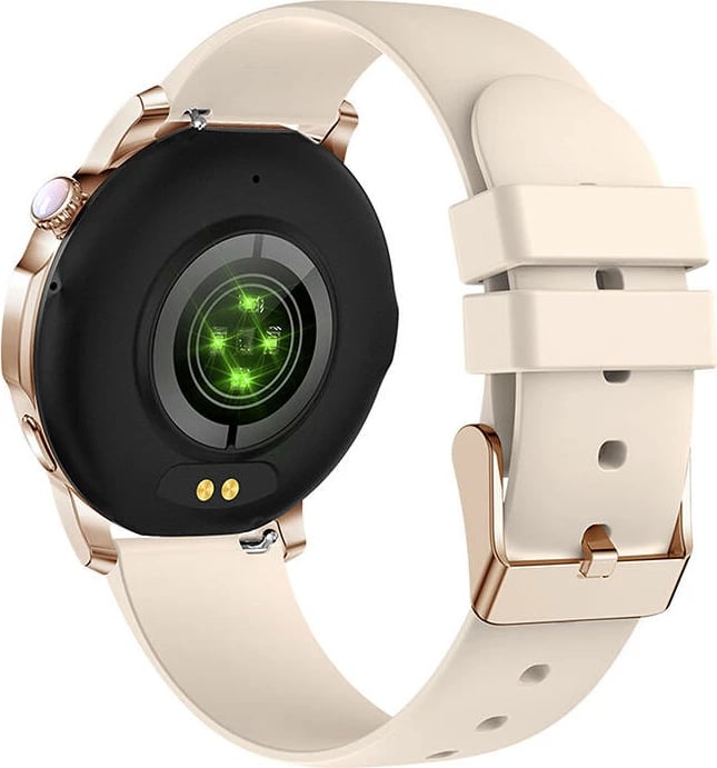 Smartwatch Colmi V65, 1.32" AMOLED, për iOS/Android, Gold
