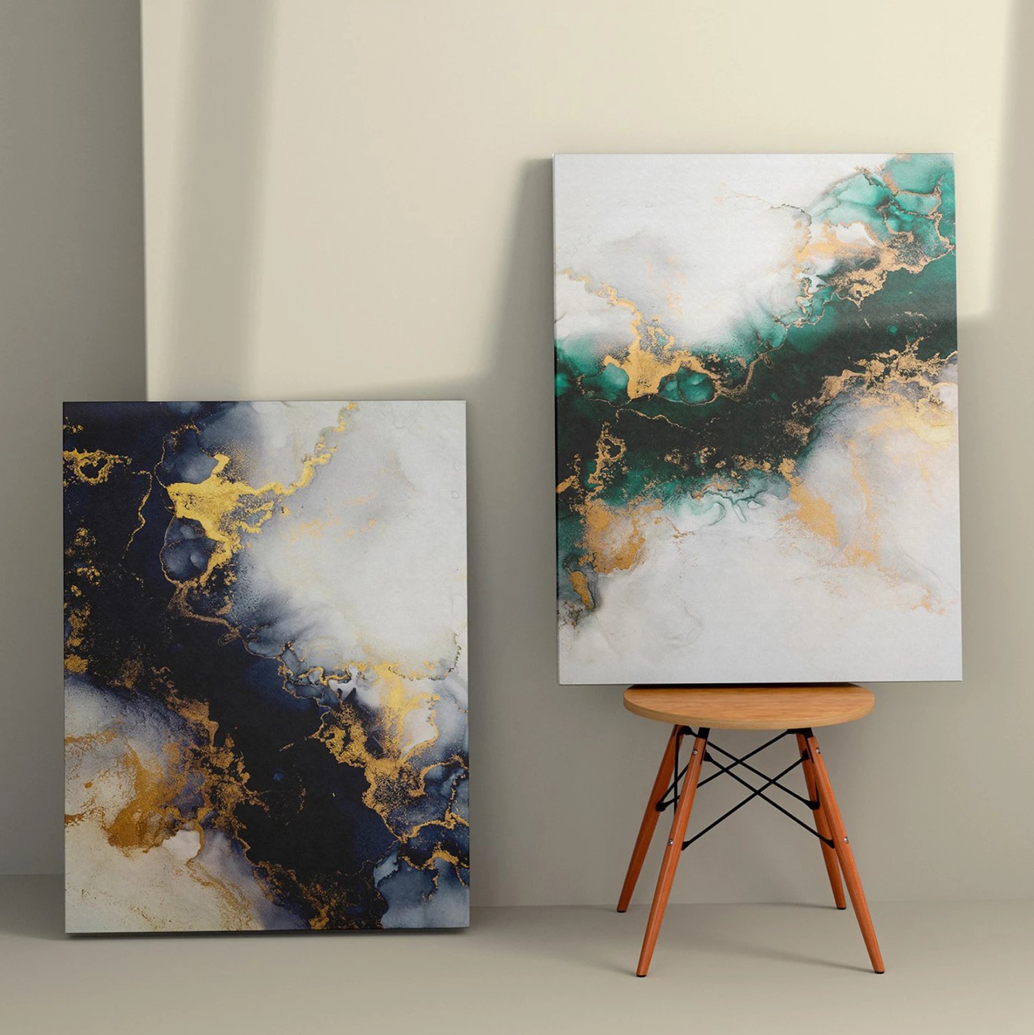 Pikturë muri set 2 copë, seri GOBI, kanavacë e printuar, 50x3x70cm (x2)