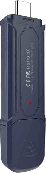 Adapter wireless Carlinkit MINI PRO për CarPlay/Android Auto, USB-C, Gri