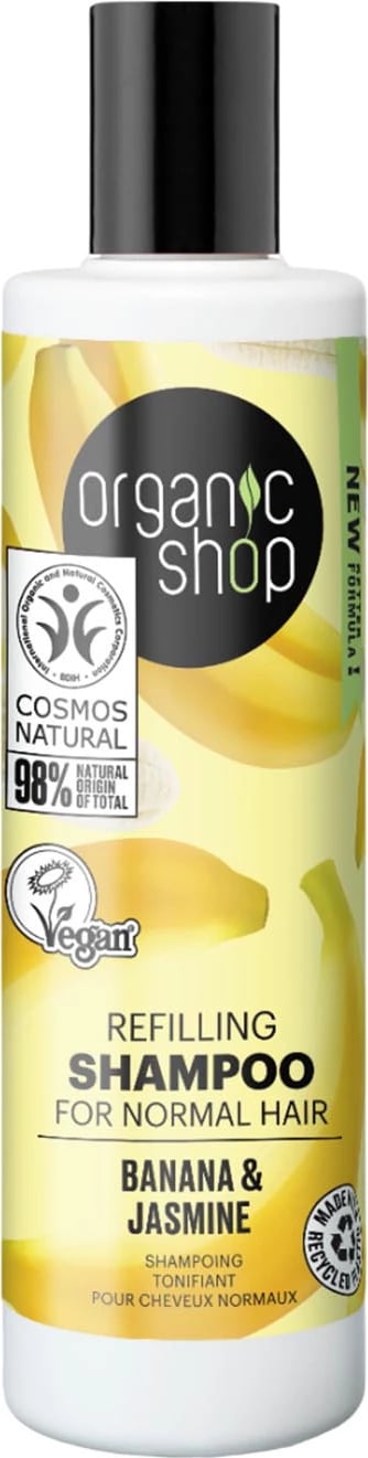 Shampon Organic Shop Banana & Jasmine 280ml