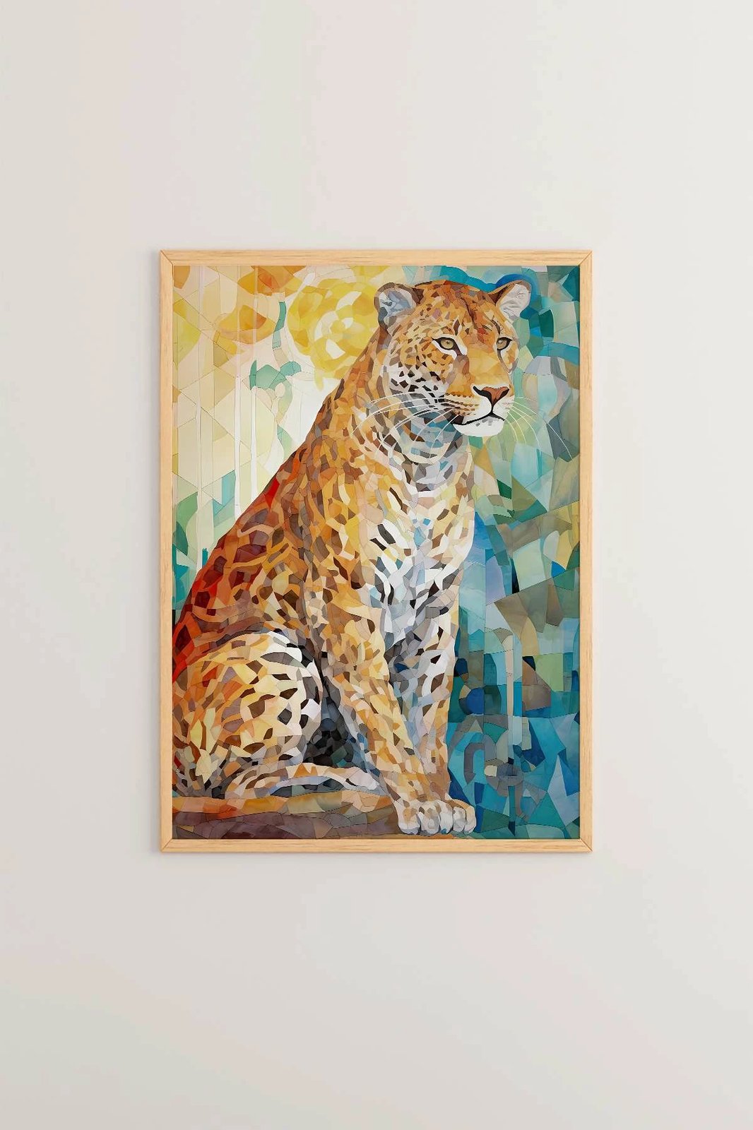 Pikturë dekorative me kornizë, shumëngjyrëshe, Wallity, Mscartmdl28