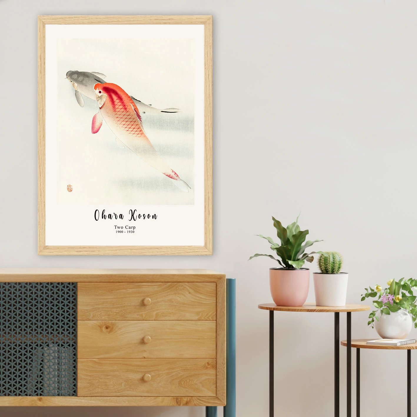 Pikturë dekorative me kornizë, shumëngjyrëshe, NC436687-3545