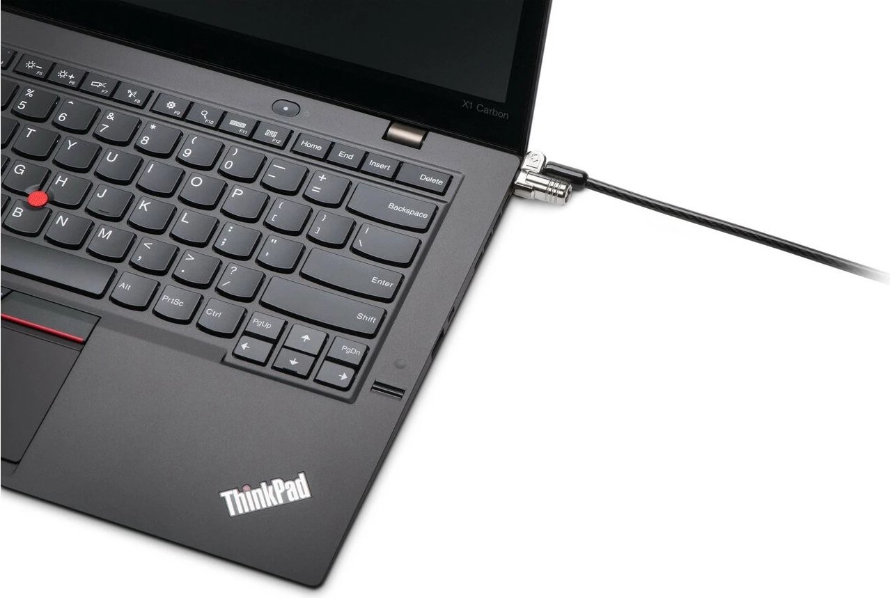 Kensington MicroSaver 2.0, Çelës, Çelik karboni, Zi, Argjendtë
