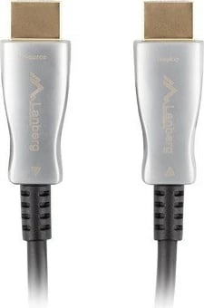 Kabllo optike HDMI Lanberg CA-HDMI-20FB-0500-BK, 50m v2.0 4K AOC, e zezë
