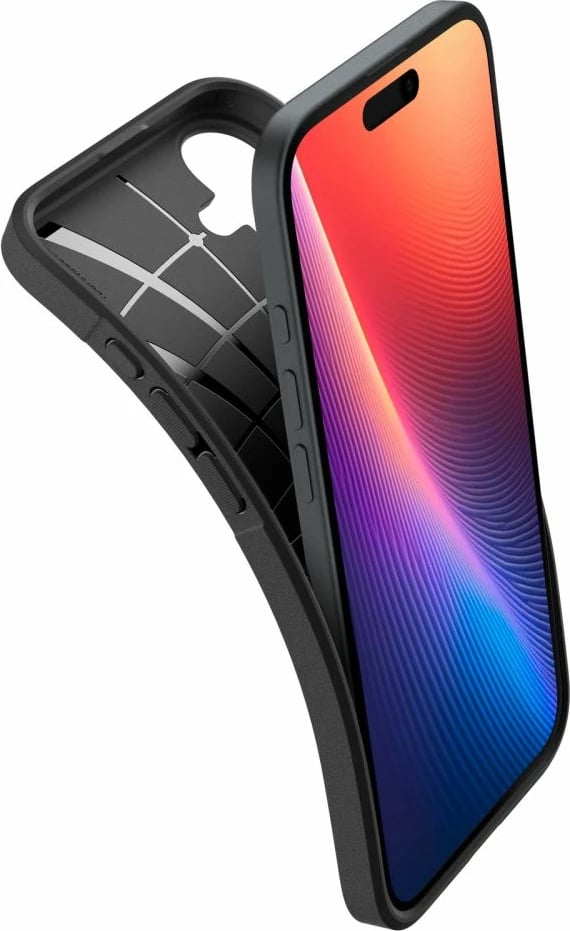 Mbështjellës Spigen Core Armor për iPhone 16, Matte Black