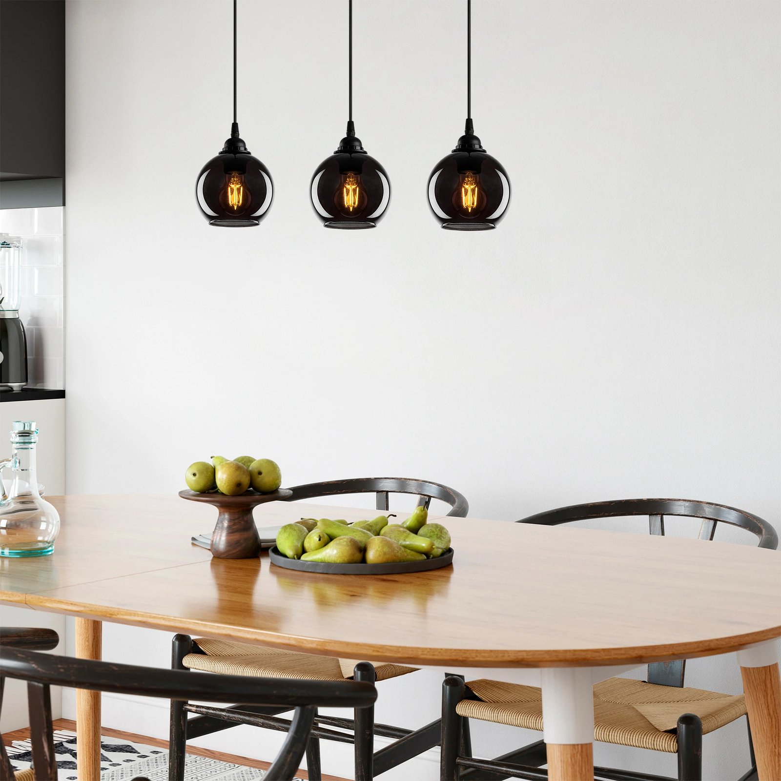 Llambë tavani Opviq, ngjyrë fume, 013