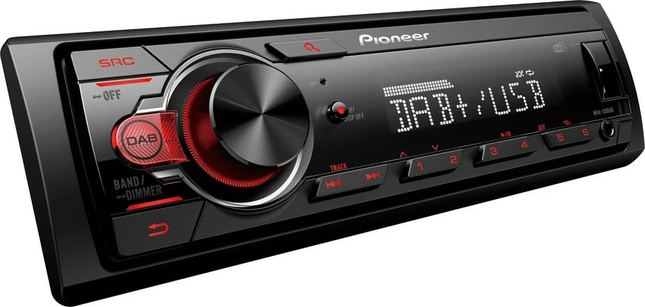 Radio veture Pioneer MVH-130DABAN, DAB+, USB, e zezë