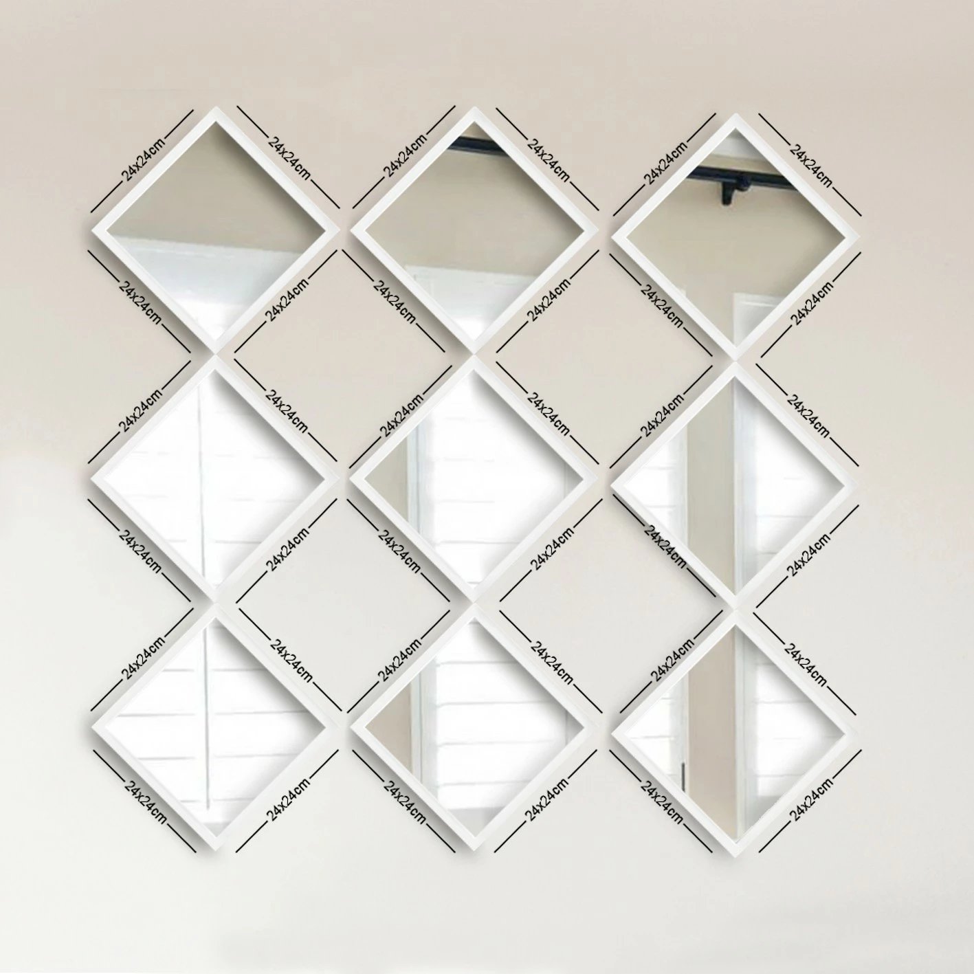 Set pasqyrash (9 copë), Wallity, SETAYNA_033