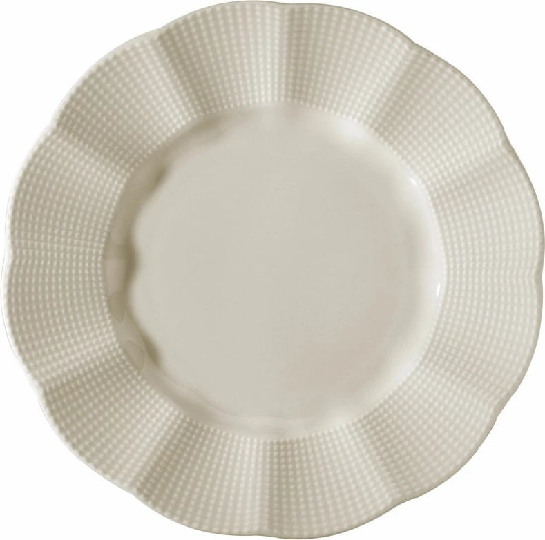 Set enësh për drekë (24 copë), Hermia, MLN24Y2740694, ngjyrë krem