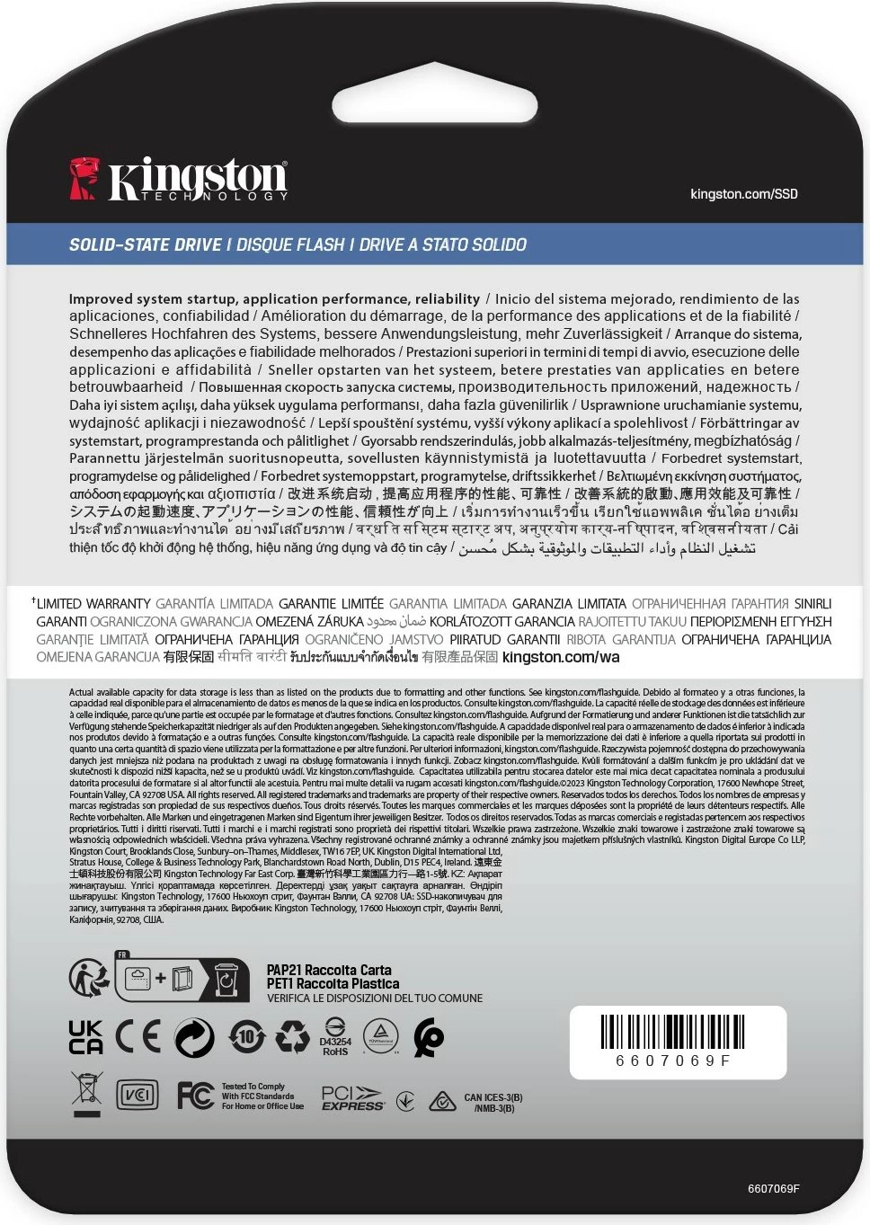 SSD Kingston DC2000B 960 GB PCIe 4.0 M.2, i zi