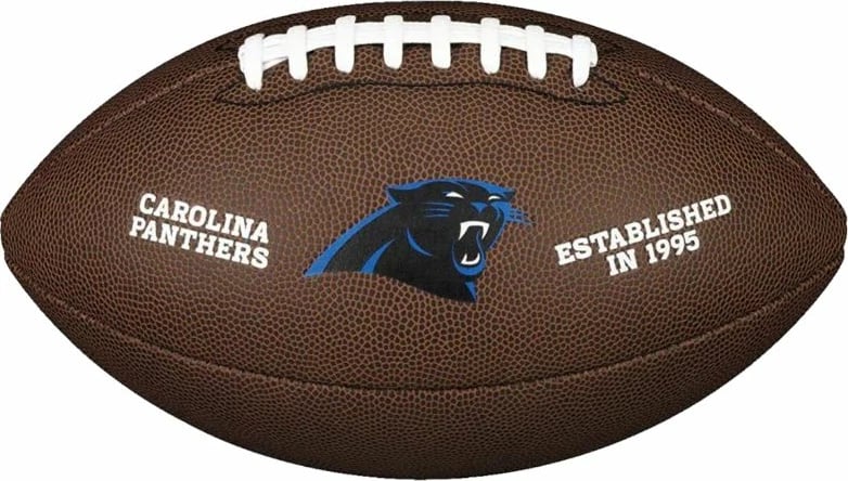 Top për futboll amerikan Wilson, modeli NFL Team Logo Carolina Panthers