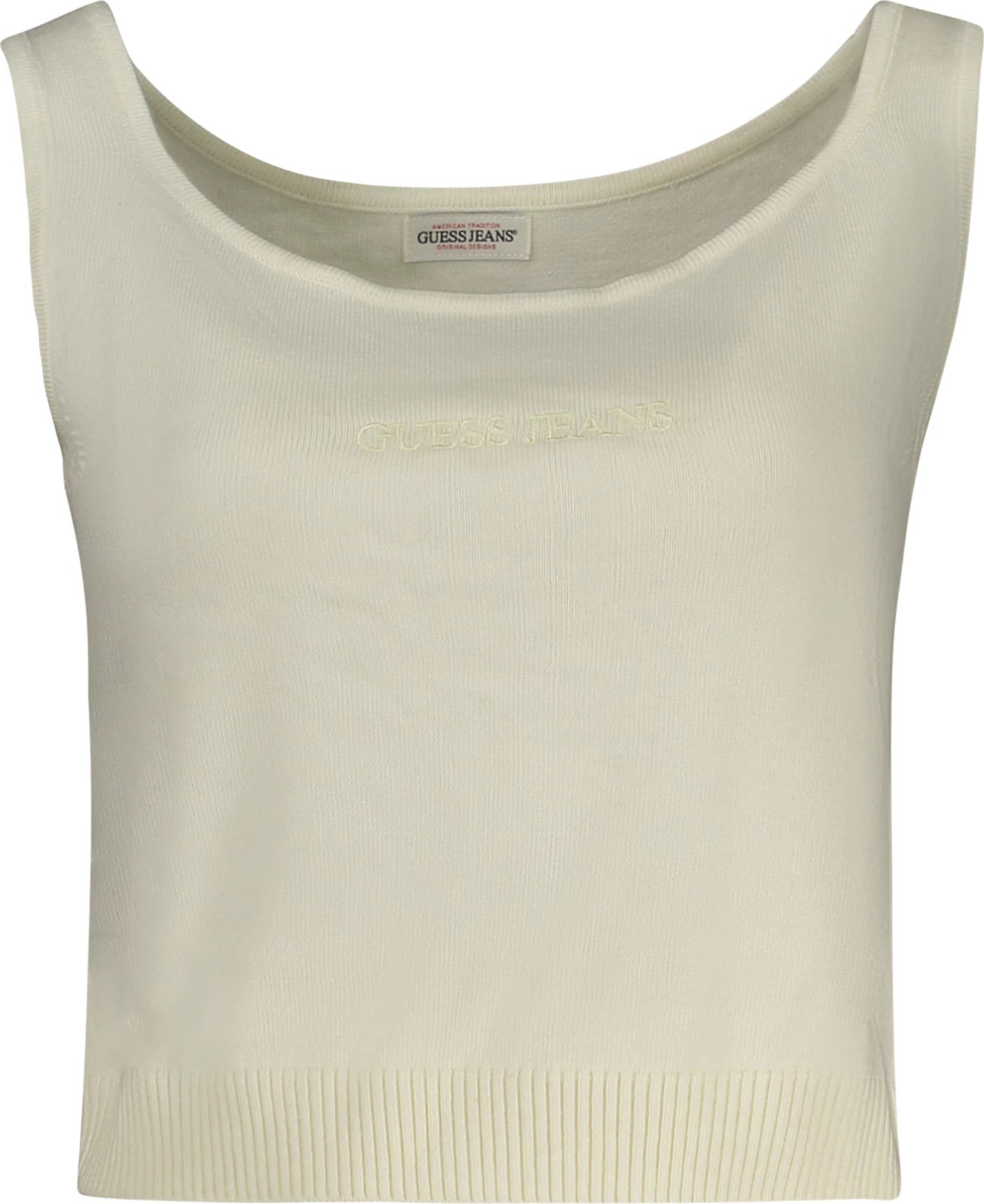 Maicë femra GUESS JEANS, të bardhë