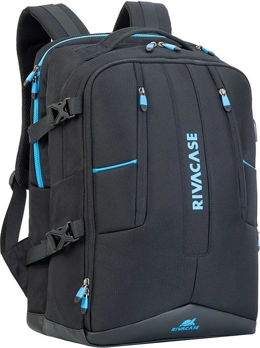 Çantë shpine RivaCase 7860 për laptop 17.3", e zezë/blu