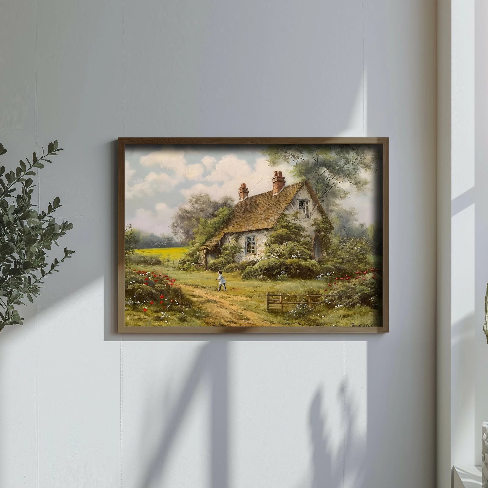 Pikturë dekorative me kornizë MDF, shumëngjyrëshe, Wallity GE186-L