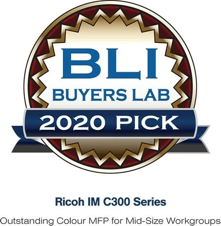 Multifunksional Ricoh IM C300, laser, ngjyra, A4, ekran me prekje, i bardhë/zi