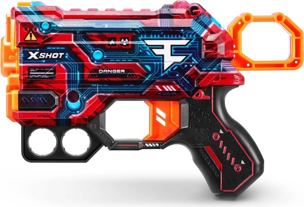 Lodër blaster ZURU X-Shot Skins Menace Faze Launcher, 4 shigjeta, Mix Lodër blaster ZURU X-Shot Skins Menace Faze Launcher, 4 shigjeta, Mix