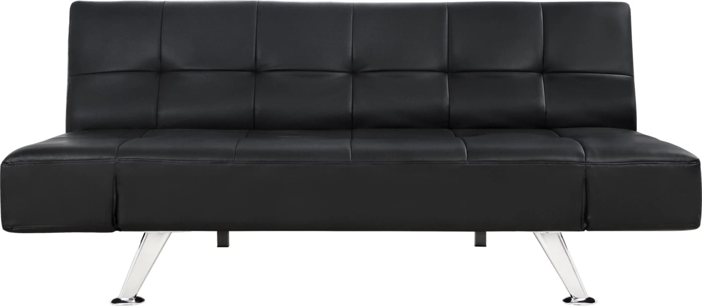 Divan/Shtrat FH3001.02 Thom me krahë të palosshëm, ngjyrë e zezë PU, 189x93x82 cm Divan/Shtrat FH3001.02 Thom me krahë të palosshëm, ngjyrë e zezë PU, 189x93x82 cm