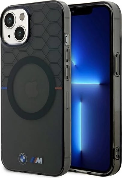Mbështjellës BMW Pattern MagSafe për iPhone 14 Plus, Gri Mbështjellës BMW Pattern MagSafe për iPhone 14 Plus, Gri