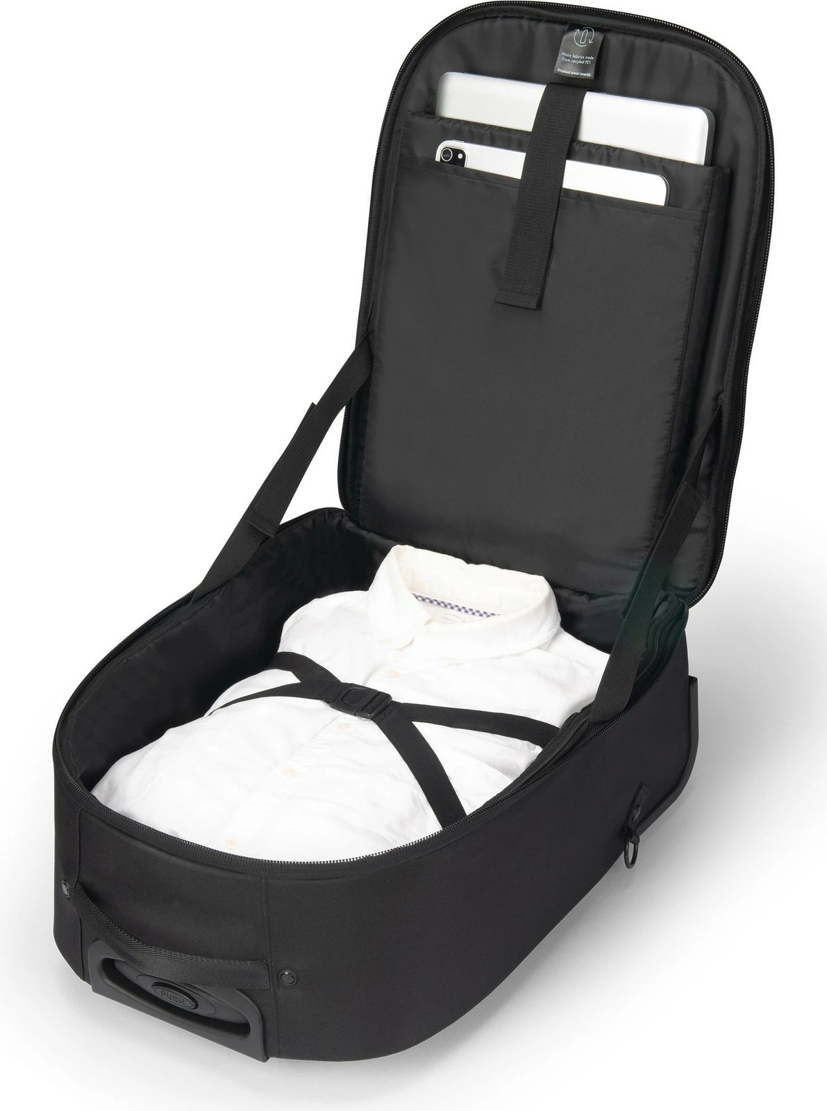 Shpinë DICOTA Eco CORE, 40.6 cm (16"), e zezë