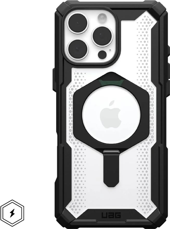 Mbështjellës Urban Armor Gear Plasma XTE për celular, për Apple, 6.9", TPU, i zi/transparente