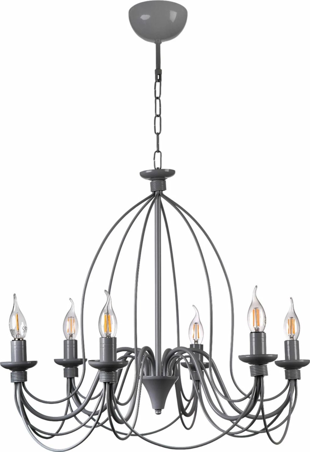 Llambadar Opviq, 8991-6, ngjyrë gri