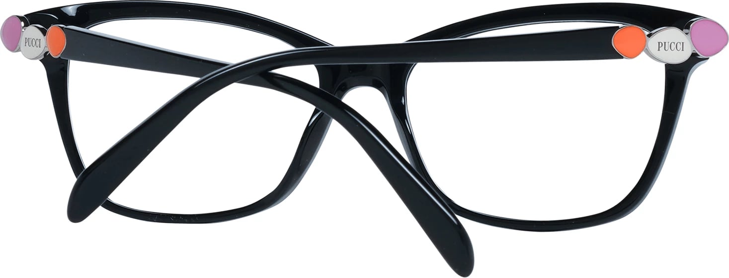 Kornizë optike për femra Emilio Pucci, e zezë 