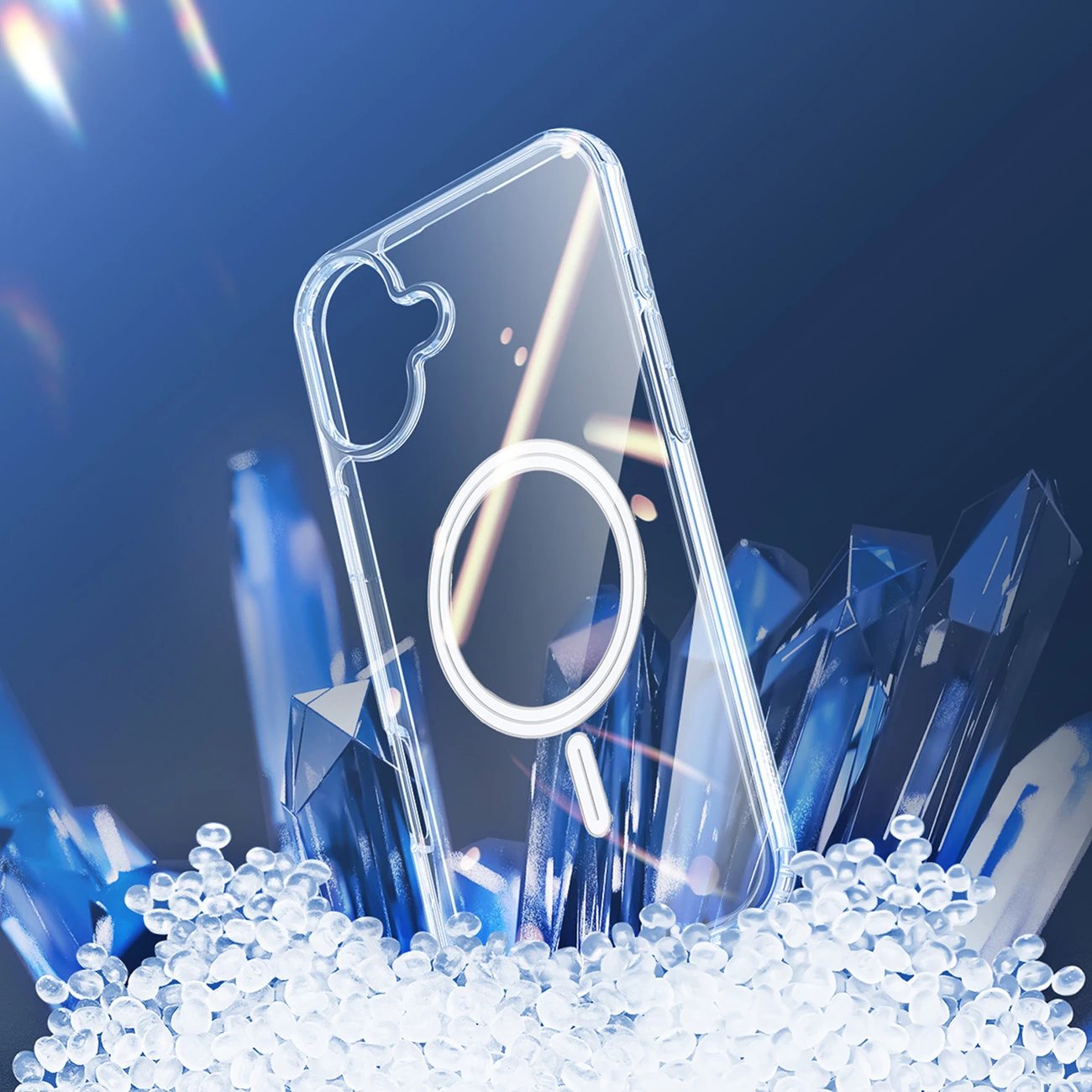 Mbështjellës Dux Ducis Clin Mag për iPhone 16, MagSafe, Transparent