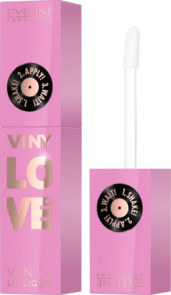Buzëkuq i lëngshëm Eveline Cosmetics VinyLove Long-lasting Vinyl Effect për femra 02 Dusty 4ml