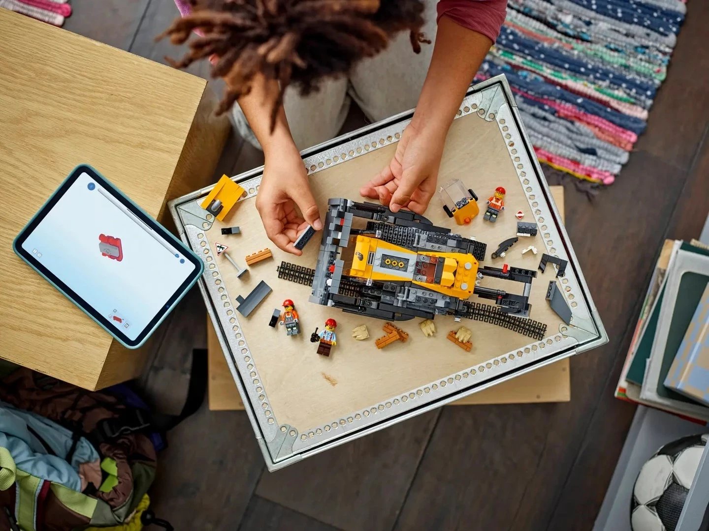 Set LEGO CITY buldozer i verdhë 60466 me 3 minifigura