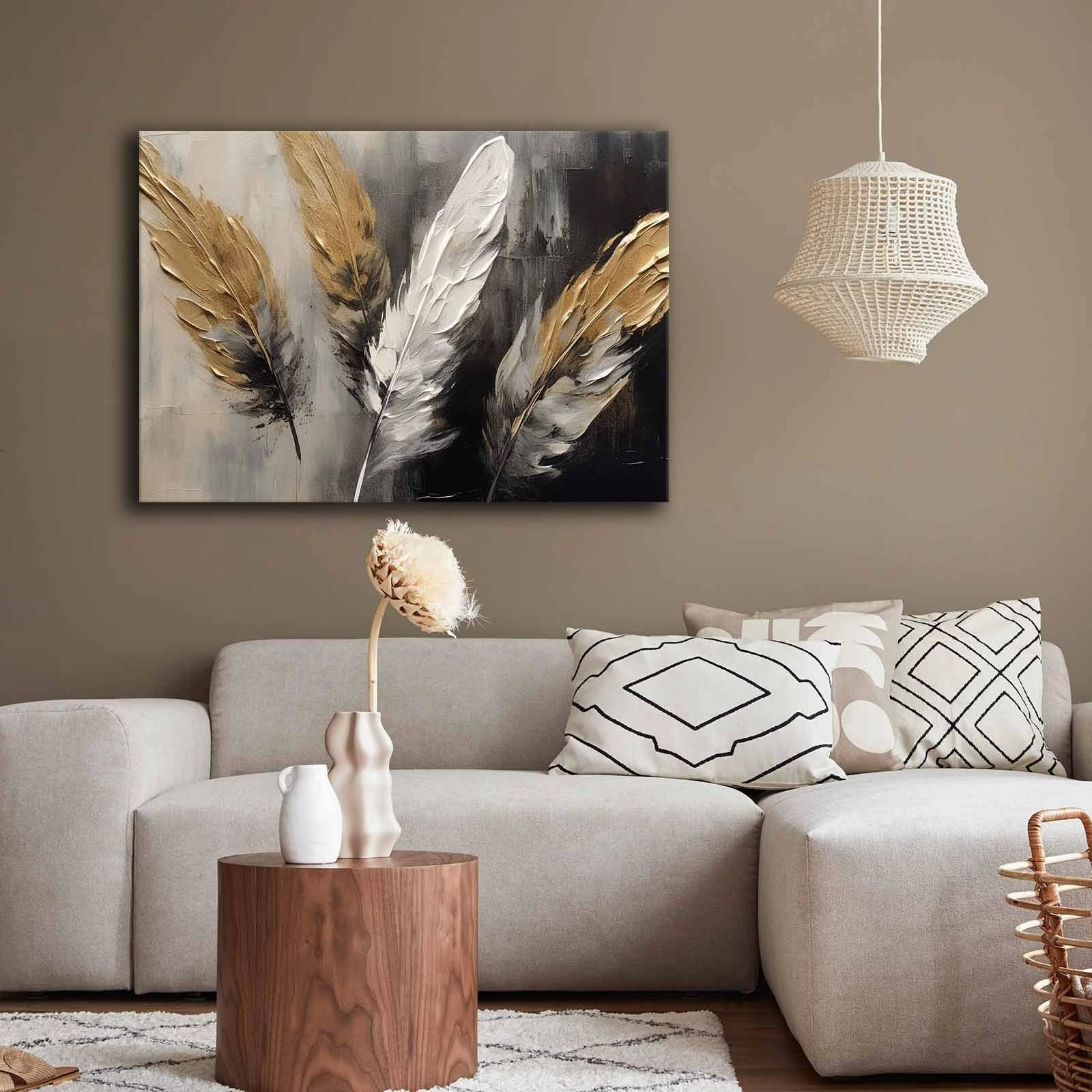 Pikturë dekorative në kanavacë, Wallity, 70100GSC-004, shumëngjyrëshe, 70x100cm