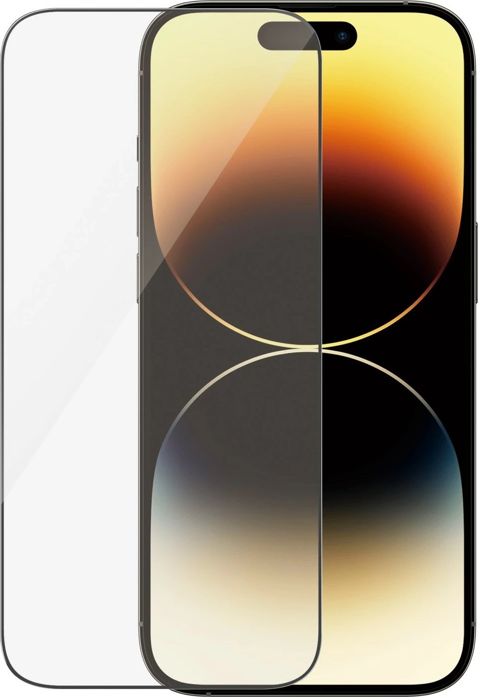 Mbrojtës ekrani PanzerGlass për iPhone 14 Pro, Ultra-Wide Fit, transparent