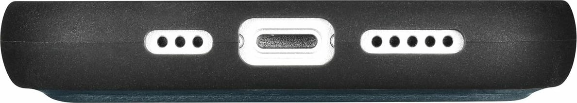 Mbështjellës iCarer Oil Wax Wallet 2in1 për iPhone 14 Pro Max, lëkurë, Anti-RFID, blu