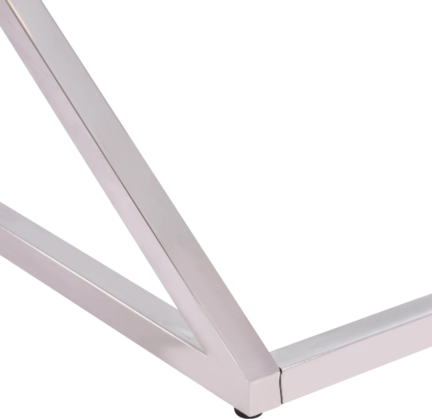 Tavolinë kafeje HOLLAND FH8624.01 me xham dhe bazë kromi 120x60x45 cm