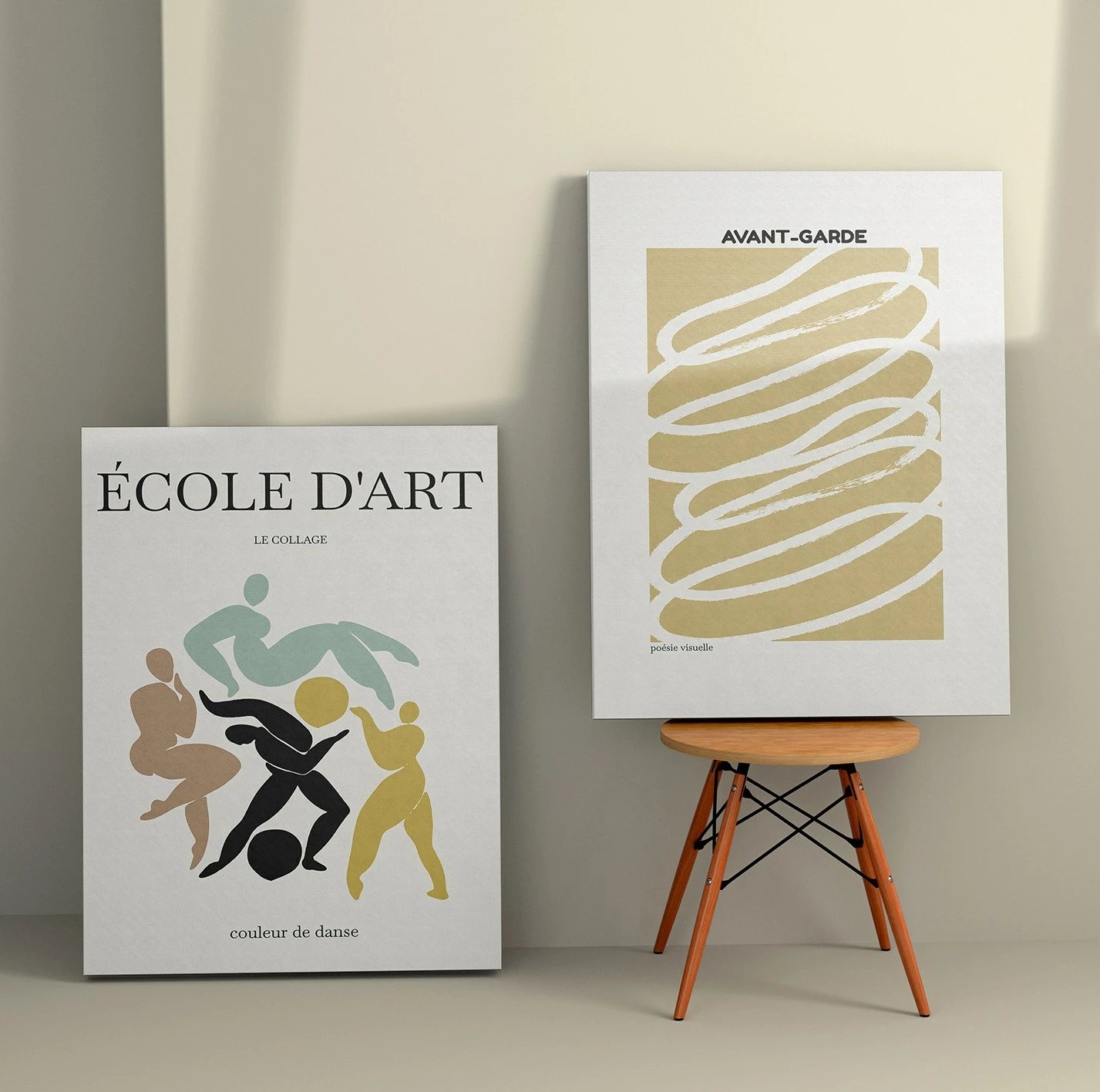 Pikturë dekorative në kanavacë (2 copë), Wallity, 2KNV4360, 50x70 cm