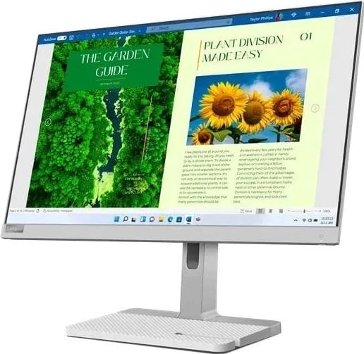Monitor Lenovo L24m-40, 23.8", Full HD, hiri