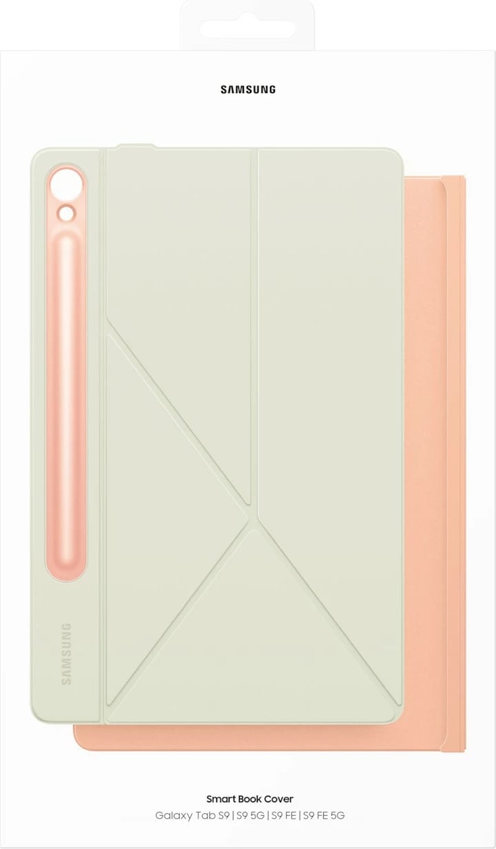 Mbështjellës folio Samsung Smart për Galaxy Tab S9, S9 FE, 11", i zi