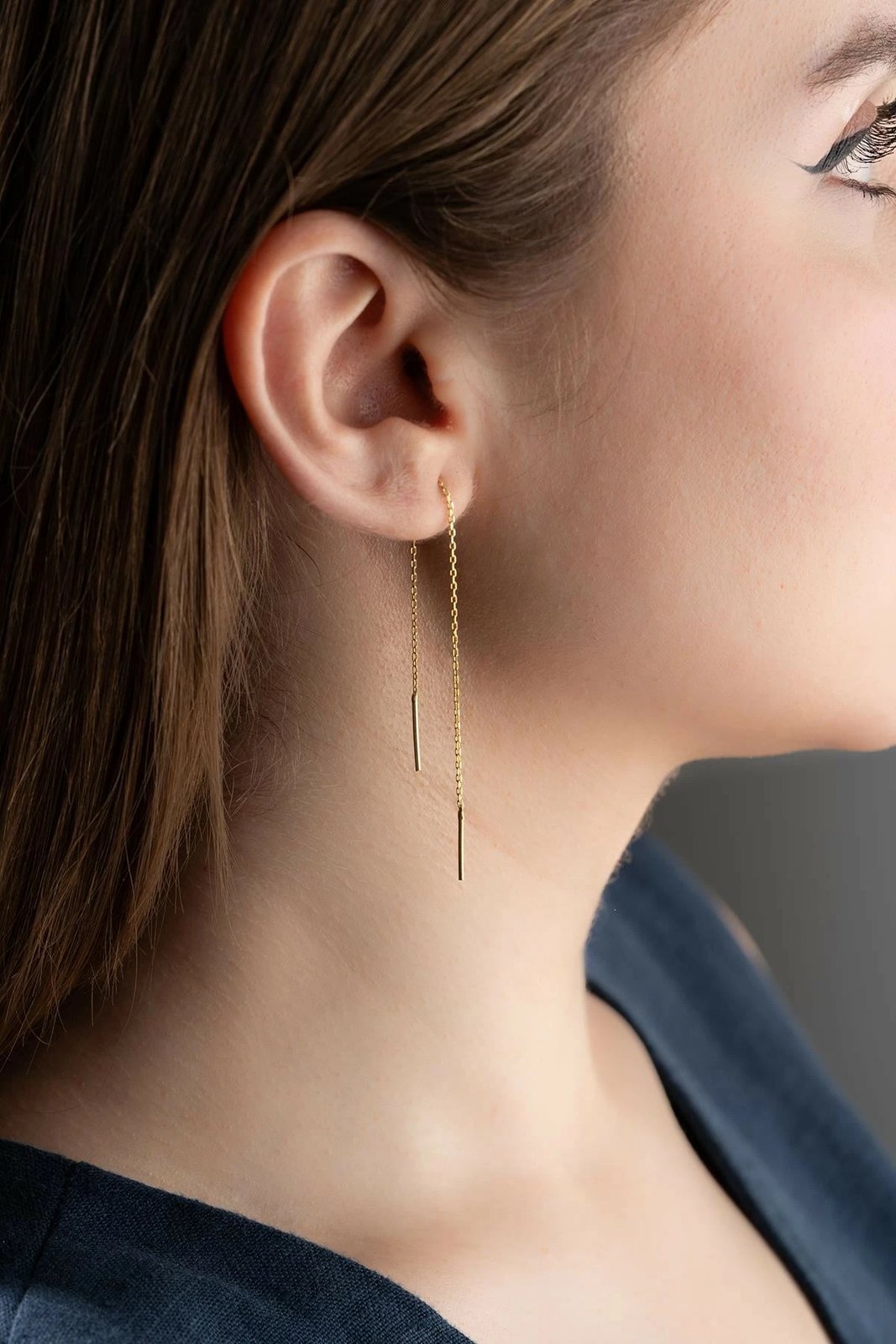 Vathë të gjatë prej argjendi, ngjyrë ari, Jumeon, NRZ999457