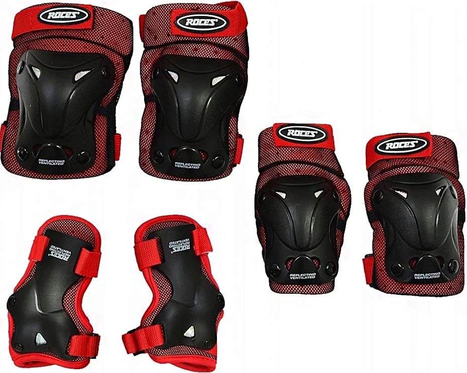 Set mbrojtës për skating Roces, të zeza