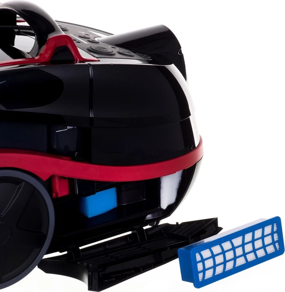 Fshesë me korrent Bosch, BWD421POW, seria 4, 2100W, e zezë/kuqe