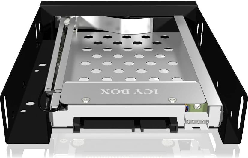 Kasë ICY BOX IB-2217StS, 2.5" SATA, për 3.5" bay, e zezë