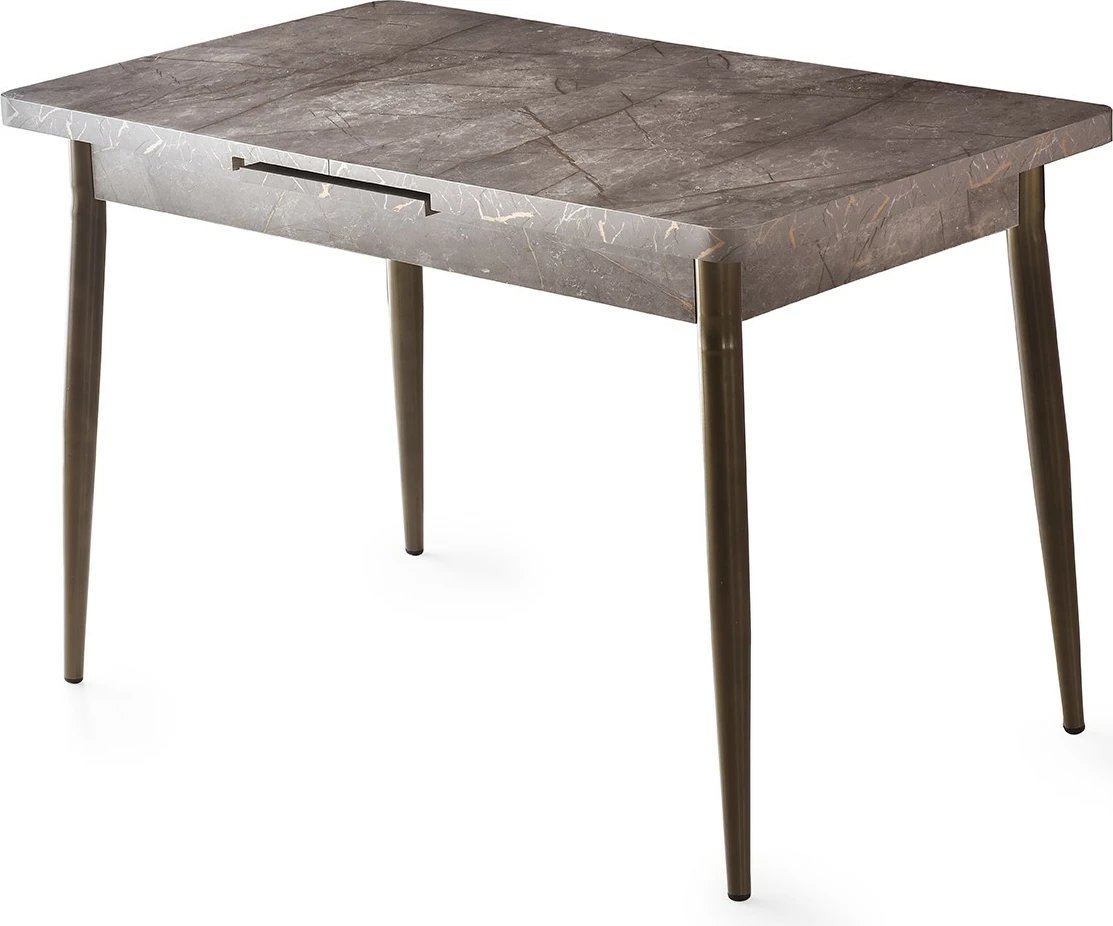 Tavolinë ngrënieje e zgjatshme Hanah Home, ngjyrë mink, Ay - 1181