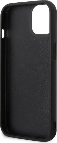 Mbështjellës Karl Lagerfeld KLHCP14S3DRKHNK për iPhone 14 6.1", i zi, 3D Rubber Choupette