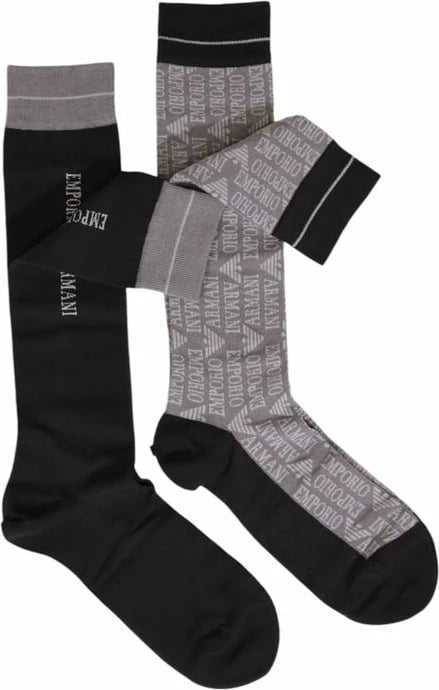 Çorape për meshkuj Emporio Armani, e zezë