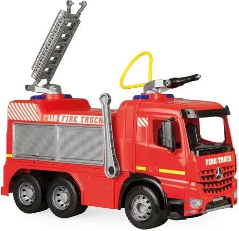Kamion zjarri lodër Lena GIGA TRUCKS, plastikë, 65 cm, i kuq