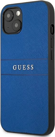 Mbështjellës Guess Saffiano Stripe për iPhone 13 mini 5.4", Blu
