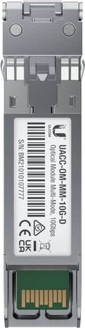 Modul transceiver Ubiquiti UACC-OM-MM-10G-D-2, 10000 Mbit/s, Argjendtë, Set 2 copë