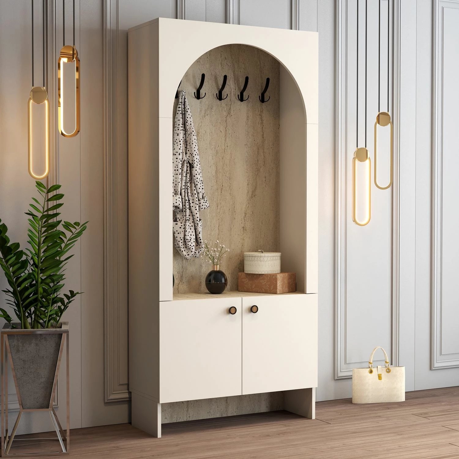 Stendë korridori Skye Decor, Palermo K, krem, travertin