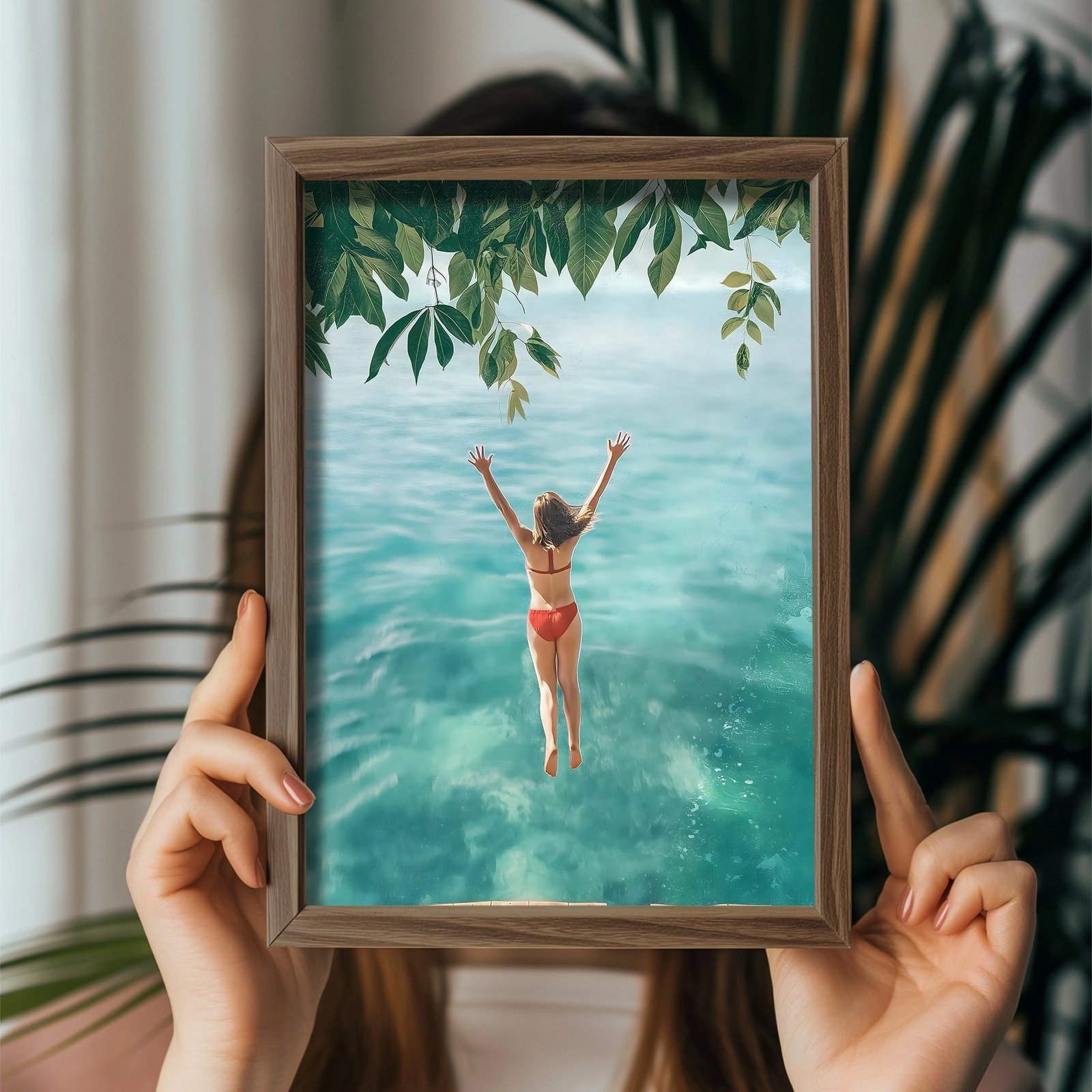 Pikturë dekorative me kornizë MDF, Wallity, GE102-L